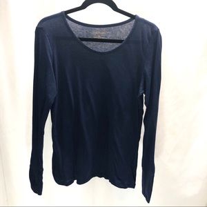 XL solid blue long sleeve Maurices T-shirt